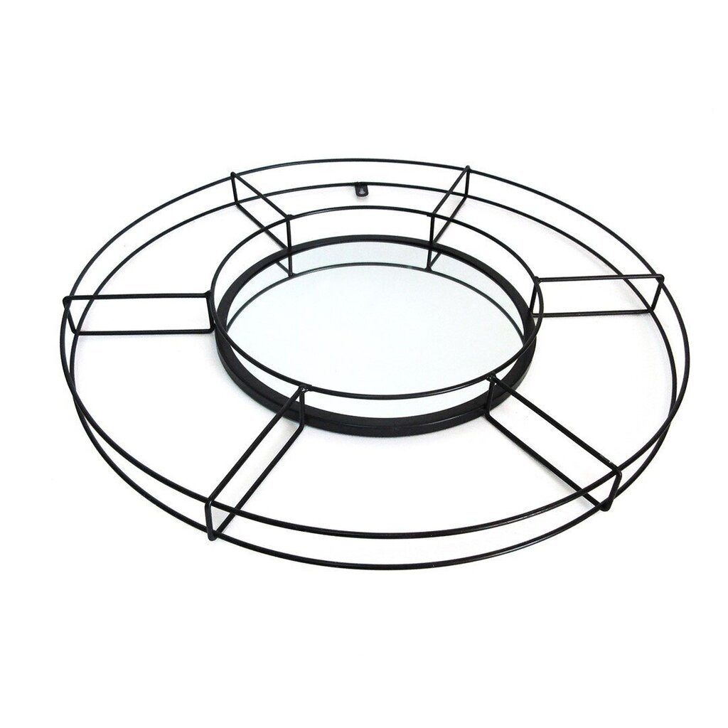 Spogulis Homede Tesia, 56x56, melns cena un informācija | Spoguļi | 220.lv