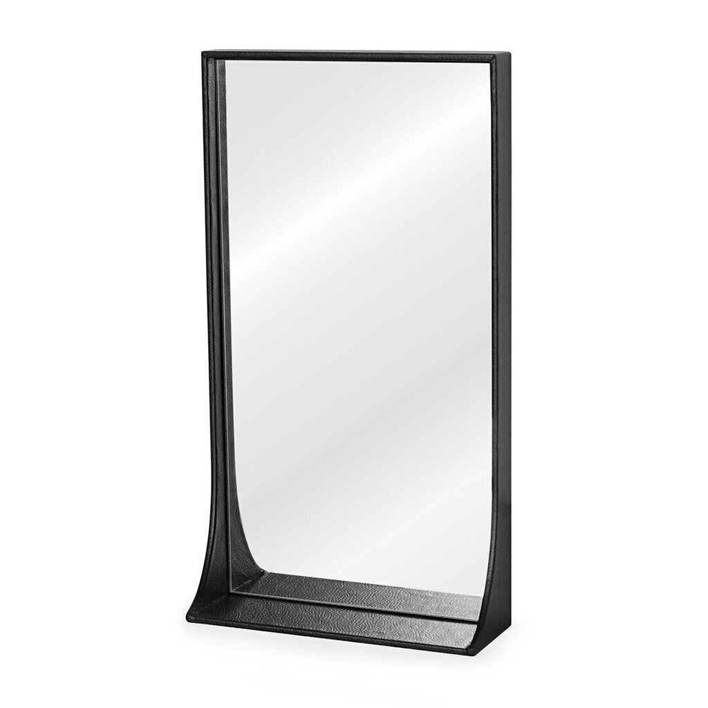 Spogulis Homede Pisca, 40,5x25,5, melns cena un informācija | Spoguļi | 220.lv