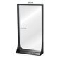 Spogulis Homede Pisca, 55,5x30,5, melns cena un informācija | Spoguļi | 220.lv