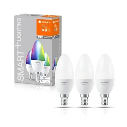 Viedā LED spuldze Ledvance Smart Candle E14 5W 470lm, 3 gab цена и информация | Spuldzes | 220.lv