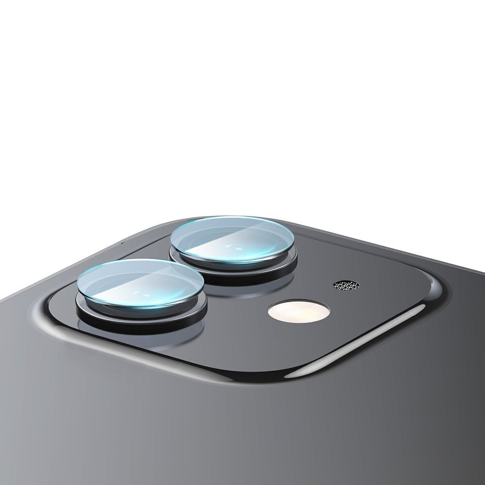 Aizsargstikls Baseus reinforced lens tempered glass camera protector, piemērots iPhone 12 / iPhone 12 mini cena un informācija | Ekrāna aizsargstikli | 220.lv