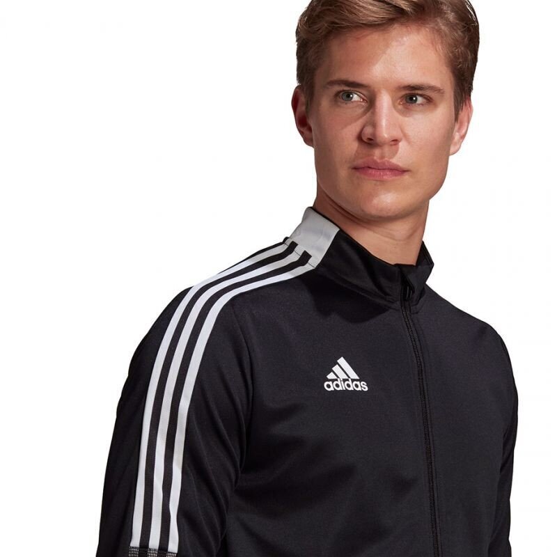 Džemperis vīriešiem Adidas Tiro 21 Track M GM7319 77614, melns цена и информация | Vīriešu jakas | 220.lv