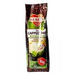 HEARTS Cappuccino Šķīstošā kapučino kafija ar īru krēma aromātu, 1 kg cena un informācija | Kafija, kakao | 220.lv