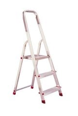 Krause Corda Step ladder silver цена и информация | Стремянки | 220.lv