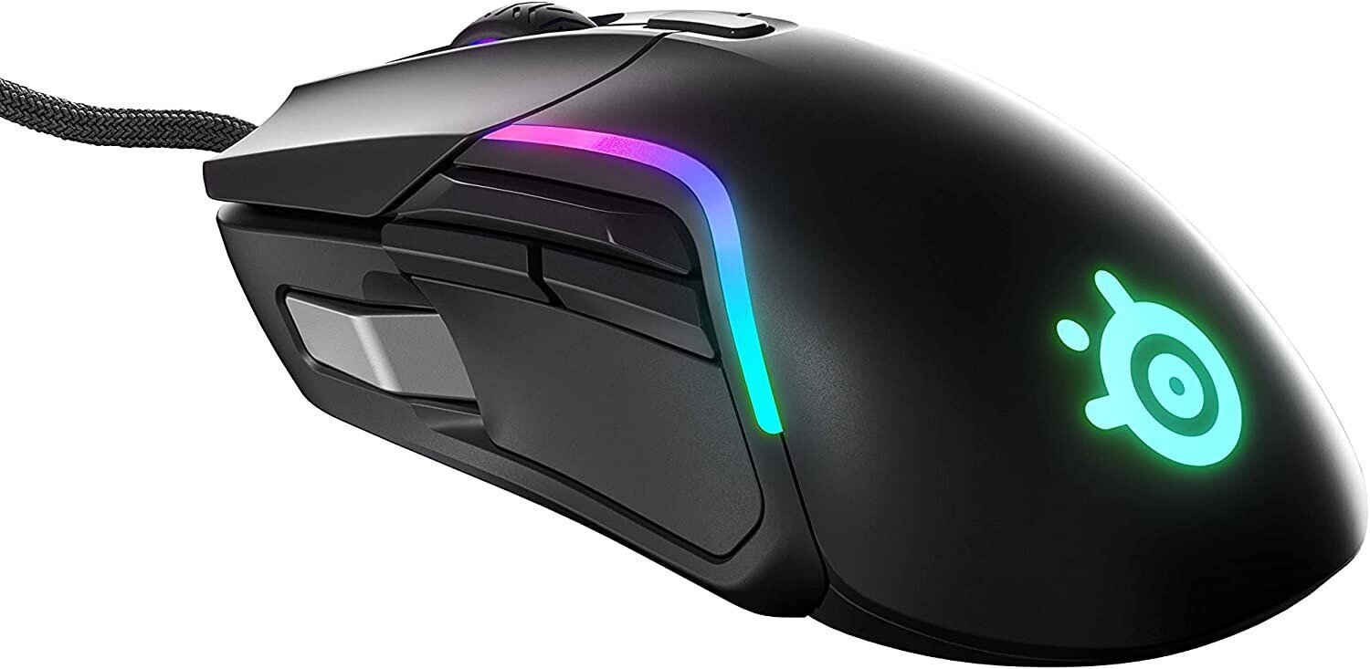 SteelSeries Rival 5, melns cena un informācija | Peles | 220.lv