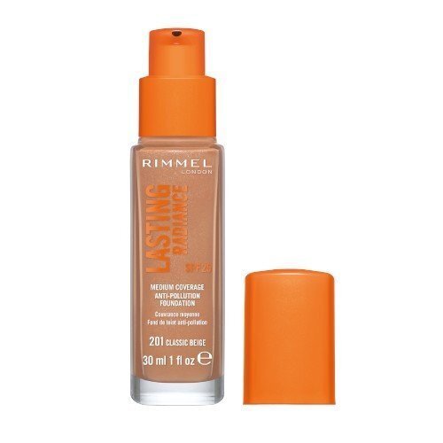 Tonālais Krēms Rimmel Lasting Radiance 30ml 103 True Ivory cena un informācija | Grima bāzes, tonālie krēmi, pūderi | 220.lv