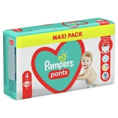 Autiņbiksītes-biksītes PAMPERS Pants Maxi Pack, 4. izmērs 9 - 15 kg, 48 gab. cena un informācija | Autiņbiksītes | 220.lv