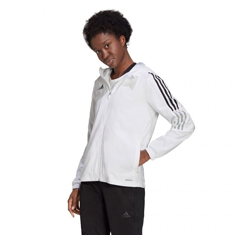 Džemperis sievietēm Adidas Tiro 21 WindBreaker W GP4970 77935, balts cena un informācija | Jakas sievietēm | 220.lv