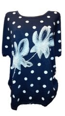 Майки W FLOWERS5 3933 MEDI W FLOWERS5 3933 MEDIEVAL BLUE-XL цена и информация | Женские футболки | 220.lv