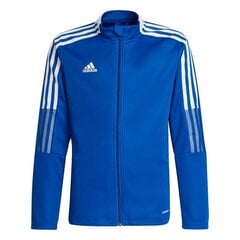 Džemperis zēniem Adidas Tiro 21 Track Jr GM7315, zils цена и информация | Свитеры, жилетки, пиджаки для мальчиков | 220.lv