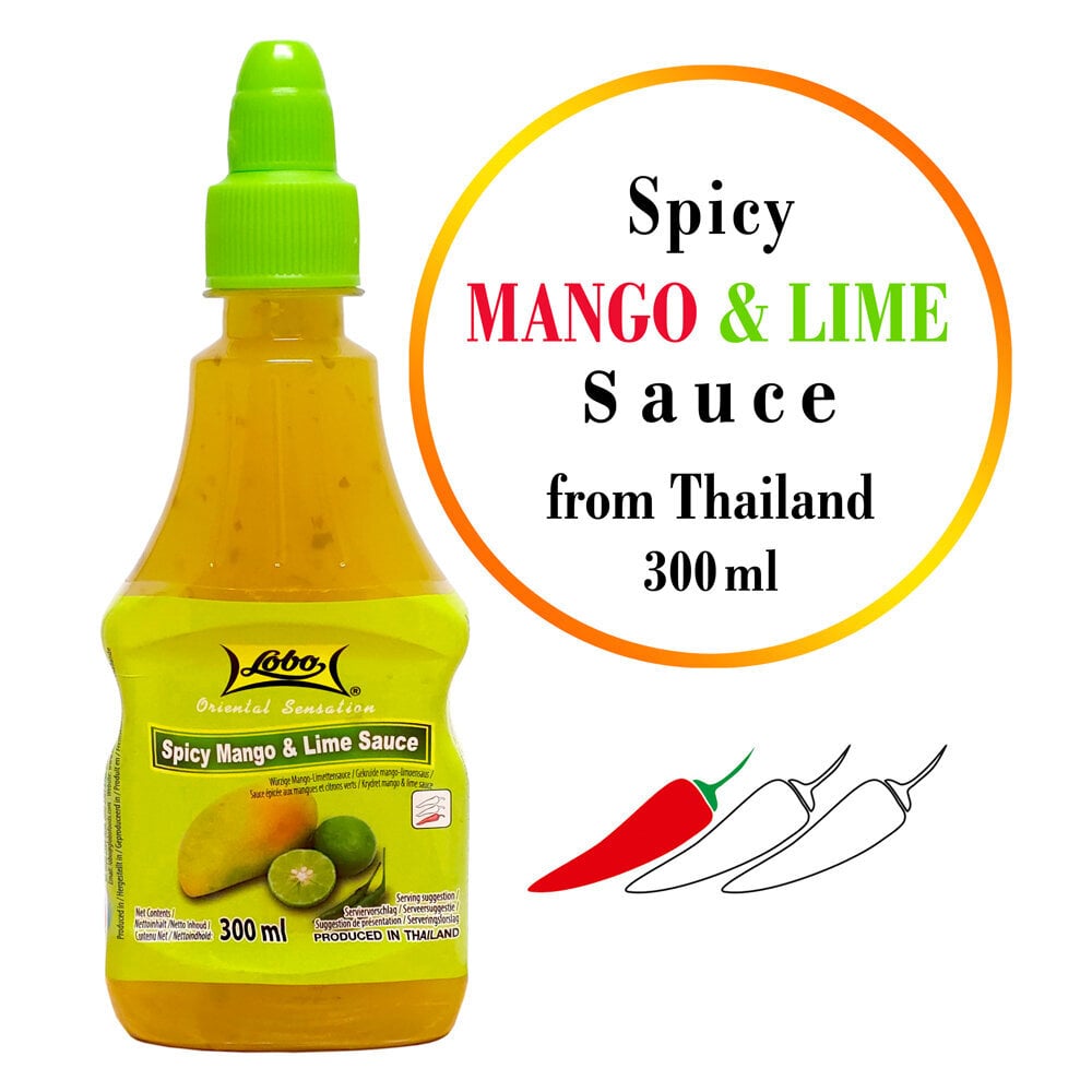 Mango & Laima mērce, Spice Mango & Lime Sauce, LOBO, 300 ml cena un informācija | Mērces | 220.lv