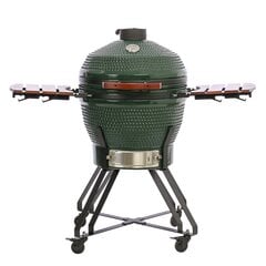 Keramikas grils TunaBone Kamado Pro L, 61 cm, zaļš cena un informācija | Grili | 220.lv