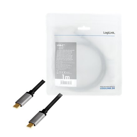 Logilink USB 3.2 Gen 2 cable, C cena un informācija | Kabeļi un vadi | 220.lv