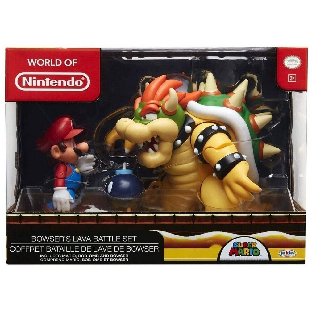 Jakks Pacific World of Nintendo: Super Mario Bowser's Lava цена и информация | Datorspēļu suvenīri | 220.lv