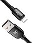 Baseus 3in1 kabelis USB-C / Lightning / Micro 3,5A 0,3m melns cena un informācija | Savienotājkabeļi | 220.lv