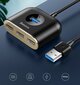 Baseus Square Round USB Adapter, HUB USB 3.0 to 1x USB 3.0 + 3x USB 2.0.1m (Black) цена и информация | Savienotājkabeļi | 220.lv