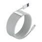 Baseus 2x set USB - Lightning cable fast charging Power Delivery 1,5 m white (TZCALZJ-02) cena un informācija | Savienotājkabeļi | 220.lv