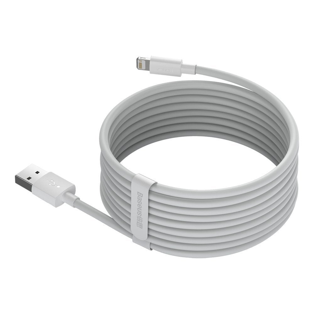 Baseus 2x set USB - Lightning cable fast charging Power Delivery 1,5 m white (TZCALZJ-02) цена и информация | Savienotājkabeļi | 220.lv