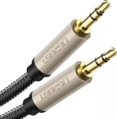 UGREEN AV125 3.5mm jack cable 1m (grey) cena un informācija | Kabeļi un vadi | 220.lv