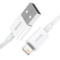 Baseus Superior Series Cable USB to Lightning, 2.4A, 1m (white) cena un informācija | Savienotājkabeļi | 220.lv