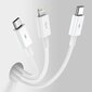 Baseus Superior Cable USB - Lightning / micro USB / USB Type 3,5 A 1,5m White (CAMLTYS-02) cena un informācija | Savienotājkabeļi | 220.lv