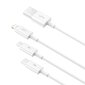 Baseus Superior Cable USB - Lightning / micro USB / USB Type 3,5 A 1,5m White (CAMLTYS-02) cena un informācija | Savienotājkabeļi | 220.lv