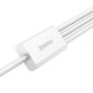 Baseus Superior Cable USB - Lightning / micro USB / USB Type 3,5 A 1,5m White (CAMLTYS-02) cena un informācija | Savienotājkabeļi | 220.lv