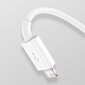 Baseus Superior Cable USB - Lightning / micro USB / USB Type 3,5 A 1,5m White (CAMLTYS-02) cena un informācija | Savienotājkabeļi | 220.lv