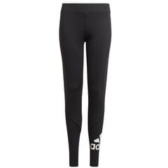 Спортивные леггинсы для девочек Adidas G D2M Tight Jr GN1438, черные цена и информация | Штаны для девочки ABN-2959/KOR/086 | 220.lv