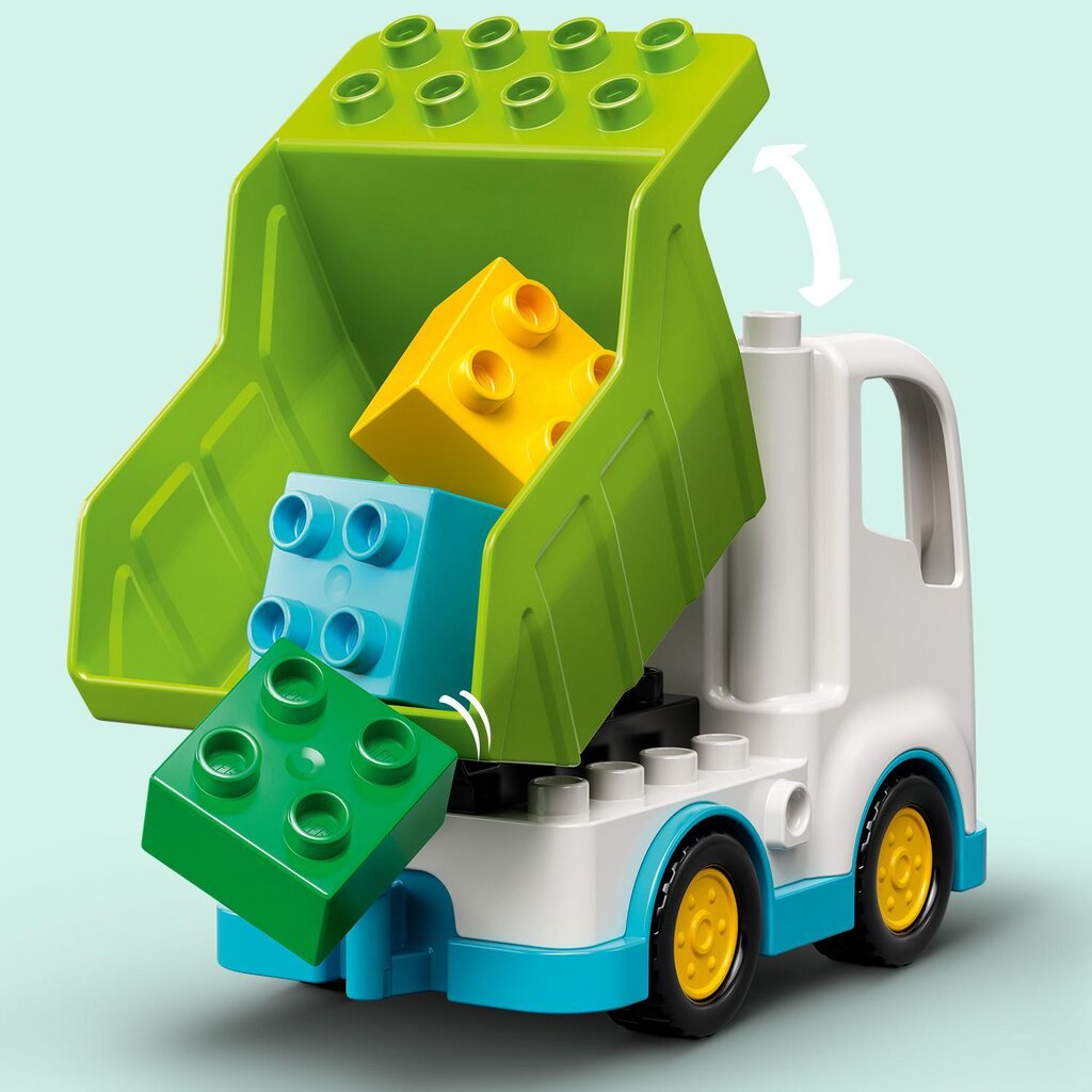 10945 LEGO® DUPLO Pilsētas atkritumu savācējs cena un informācija | Konstruktori | 220.lv