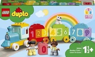 10954 LEGO® DUPLO Creative Play Поезд с цифрами - учимся считать цена и информация | Конструкторы | 220.lv