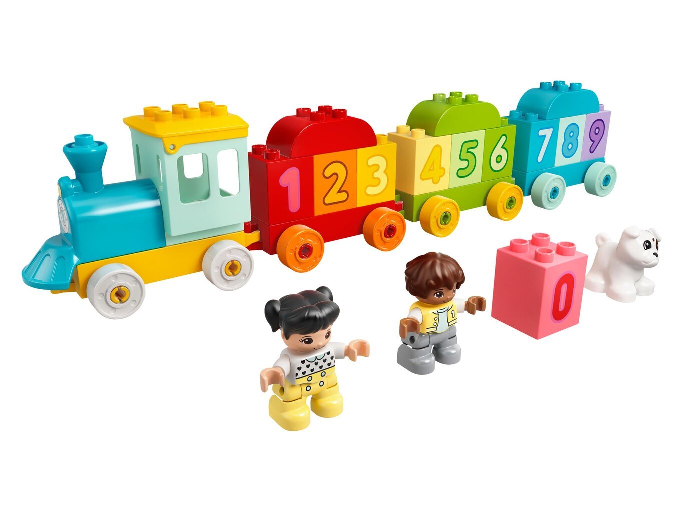 10954 LEGO® DUPLO Numuru vilciens - iemācīties skaitīt cena un informācija | Konstruktori | 220.lv