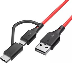 Кабель Blitzwolf USB - microUSB, BW-MT3 1.8m цена и информация | Кабели для телефонов | 220.lv