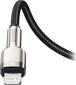 USB-C cable for Lightning Baseus Cafule, PD, 20W, 2m (black) цена и информация | Savienotājkabeļi | 220.lv