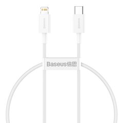 Baseus Superior CATLYS-02 USB-C -> Lightning datu un uzlādes vads 20W / PD / 0.25 cm balts cena un informācija | Savienotājkabeļi | 220.lv