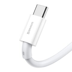 Baseus Superior Series Fast Charging Data Cable USB - USB Type C 66 W 6A 1 m White (CATYS-02) цена и информация | Кабели для телефонов | 220.lv