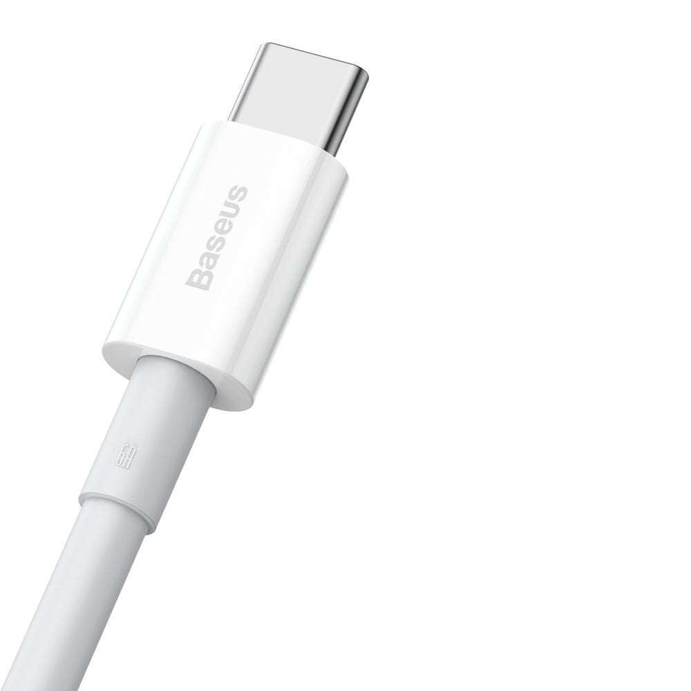 Baseus Superior Series Cable USB to USB-C, 66W, 2m (white) цена и информация | Savienotājkabeļi | 220.lv