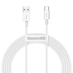 Baseus Superior Series Cable USB to USB-C, 66W, 2m (white) цена и информация | Кабели для телефонов | 220.lv