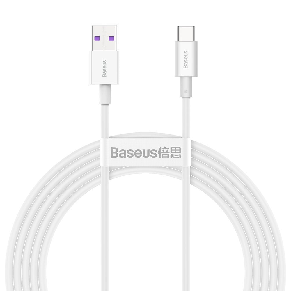 Baseus Superior Series Cable USB to USB-C, 66W, 2m (white) цена и информация | Savienotājkabeļi | 220.lv
