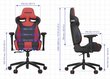Spēļu krēsls Vertagear SL4000, melns/zaļš cena un informācija | Biroja krēsli | 220.lv