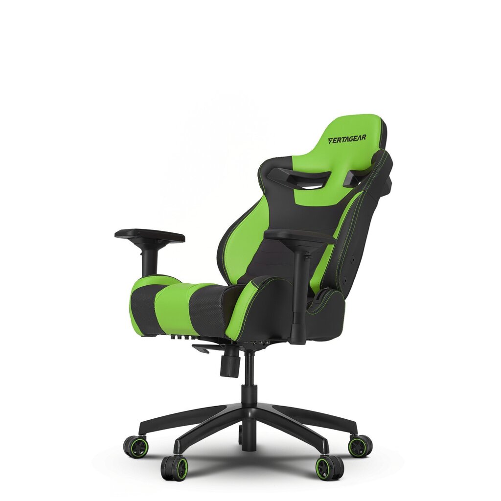 Spēļu krēsls Vertagear SL4000, melns/zaļš cena un informācija | Biroja krēsli | 220.lv