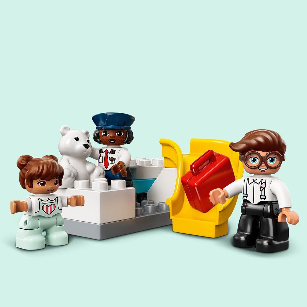 10961 LEGO® DUPLO Lidmašīna un lidosta cena un informācija | Konstruktori | 220.lv