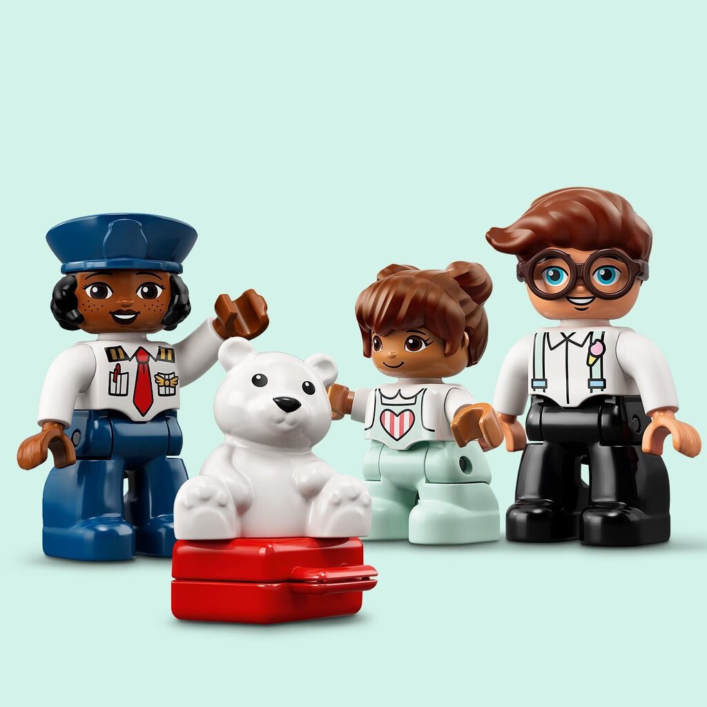 10961 LEGO® DUPLO Lidmašīna un lidosta cena un informācija | Konstruktori | 220.lv