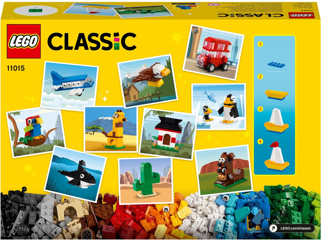 11015 LEGO® Classic Apkārt pasaulei цена и информация | Konstruktori | 220.lv