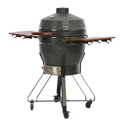 Keramikas grils TunaBone Kamado Pro M, 56 cm, pelēks cena un informācija | Grili | 220.lv