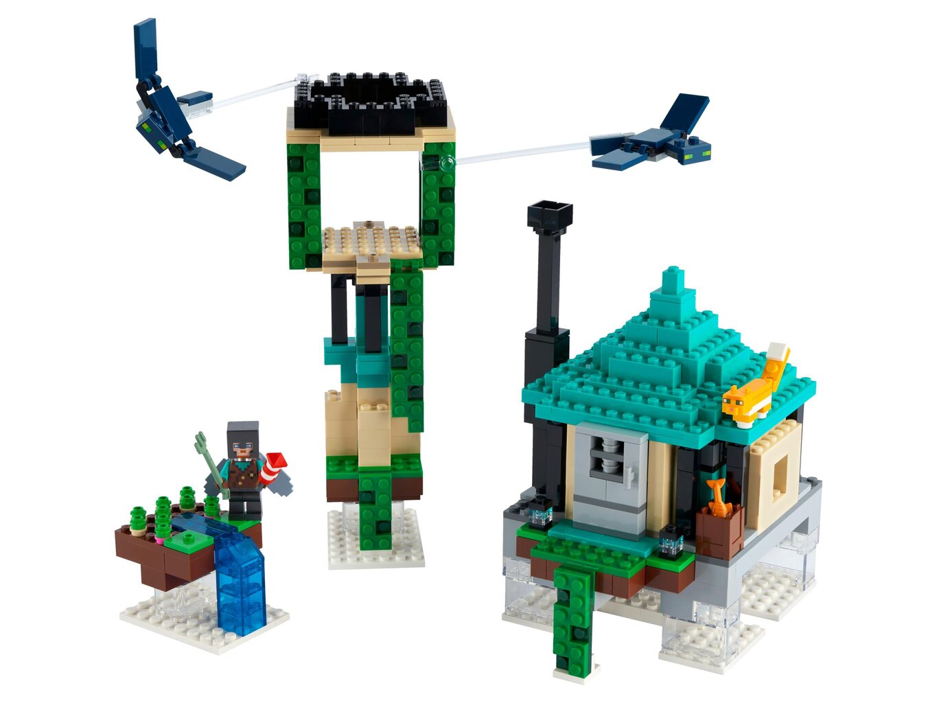 21173 LEGO® Minecraft Debesu tornis cena un informācija | Konstruktori | 220.lv