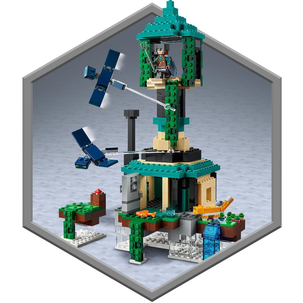 21173 LEGO® Minecraft Debesu tornis cena un informācija | Konstruktori | 220.lv
