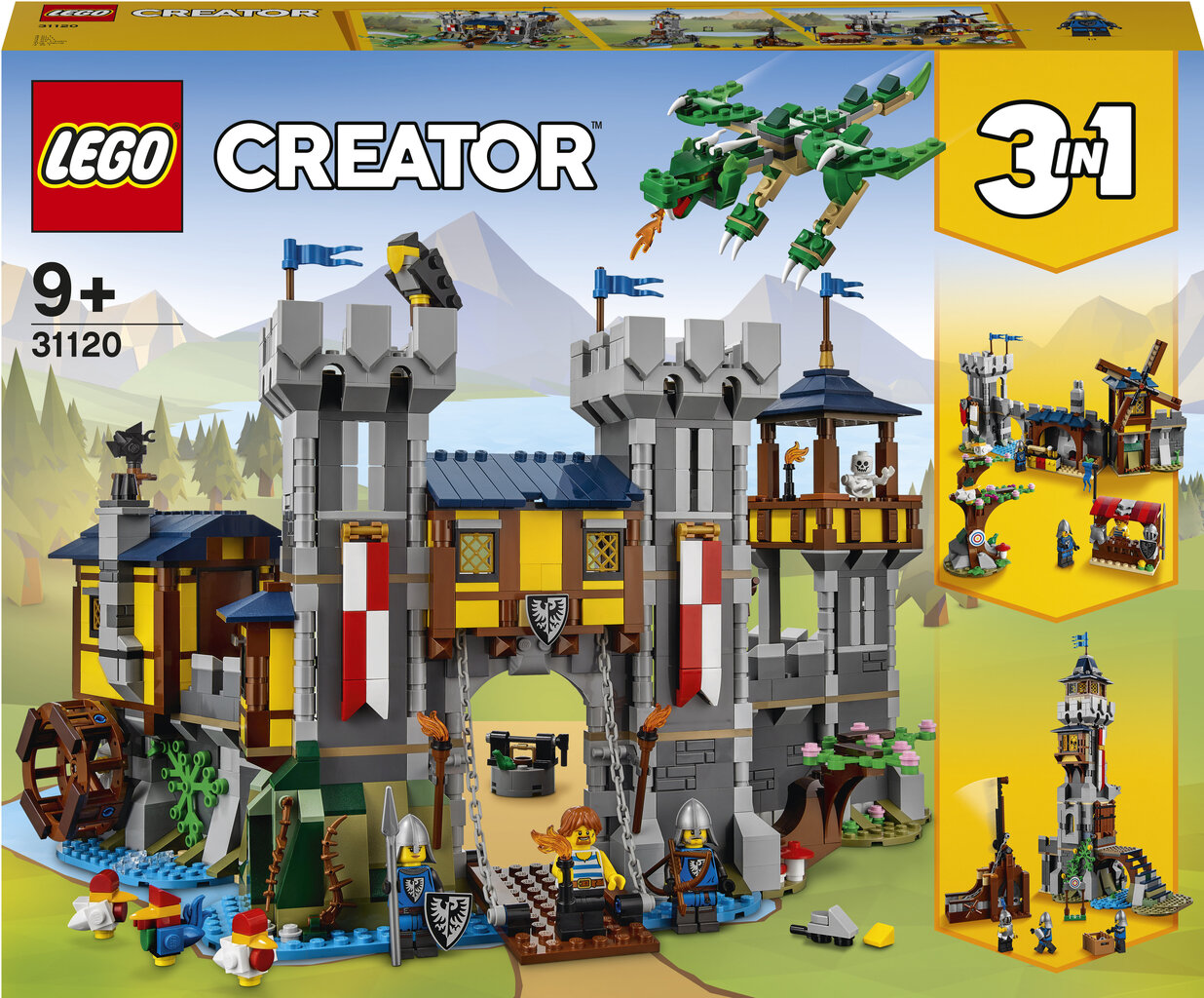 31120 LEGO® Creator Средневековый замок цена | 220.lv