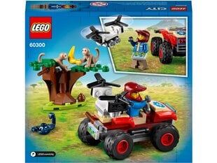 60300 LEGO® City Savvaļas dzīvnieku glābšanas kvadricikls цена и информация | Конструкторы и кубики | 220.lv