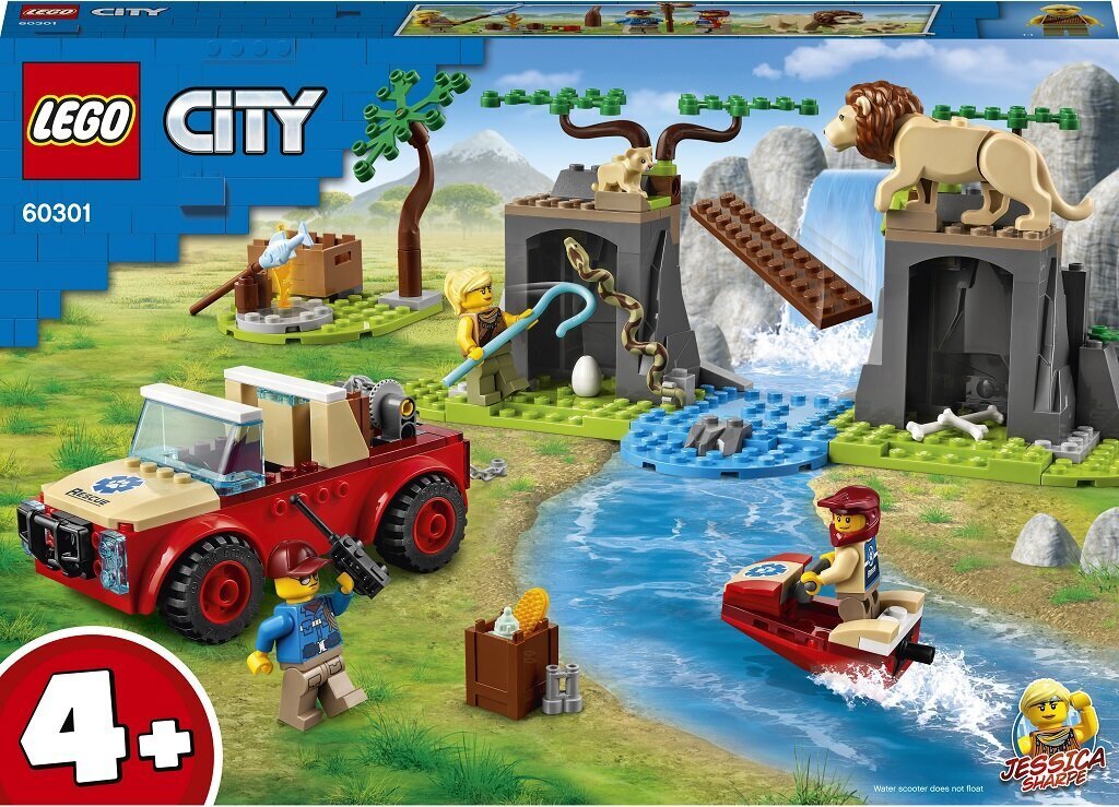60301 LEGO® City Savvaļas dzīvnieku glābšanas visurgājējs cena un informācija | Konstruktori | 220.lv